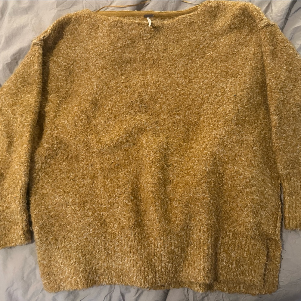 Free People Sweater - oversized and off the shoulder